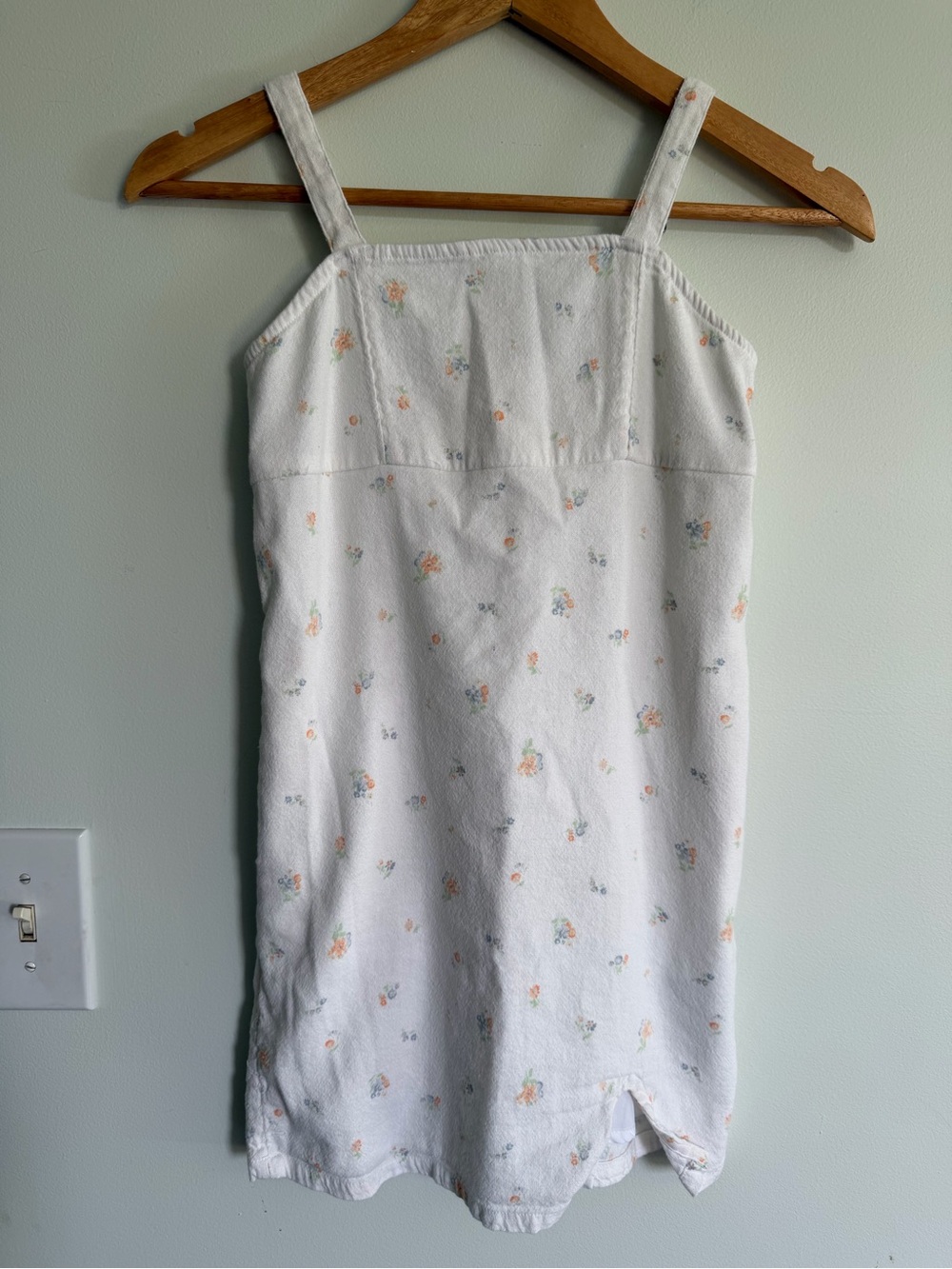 Abercrombie & Fitch Kids Girls' White Floral Spaghetti-Strap Dress